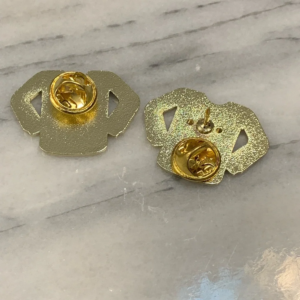 2 Red Christmas Sweater Pins “Merry Christmas Ya Filthy Animal” - Picture 3 of 3